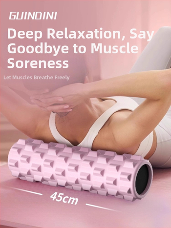 Putų volelis jogai su šilko gėlių medžiaga – raumenų atsipalaidavimas ir kojų masažas