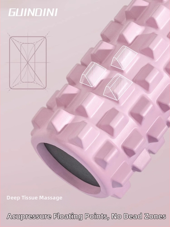 Putų volelis jogai su šilko gėlių medžiaga – raumenų atsipalaidavimas ir kojų masažas