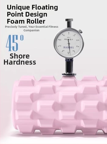 Putų volelis jogai su šilko gėlių medžiaga – raumenų atsipalaidavimas ir kojų masažas