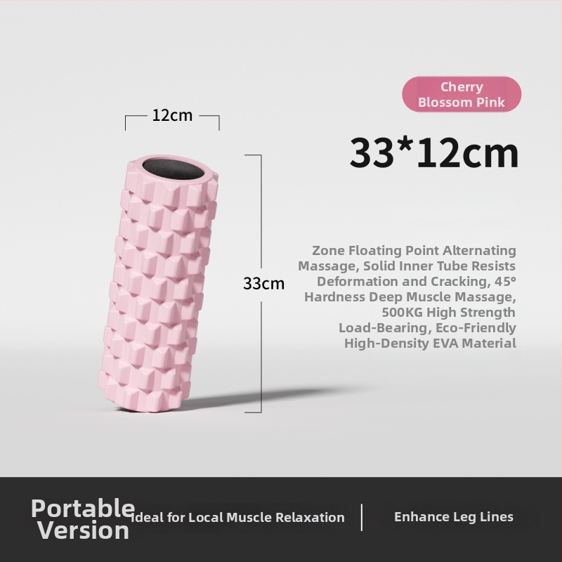 Putų volelis jogai su šilko gėlių medžiaga – raumenų atsipalaidavimas ir kojų masažas