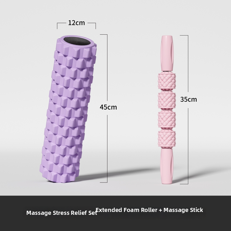 Putų volelis jogai su šilko gėlių medžiaga – raumenų atsipalaidavimas ir kojų masažas