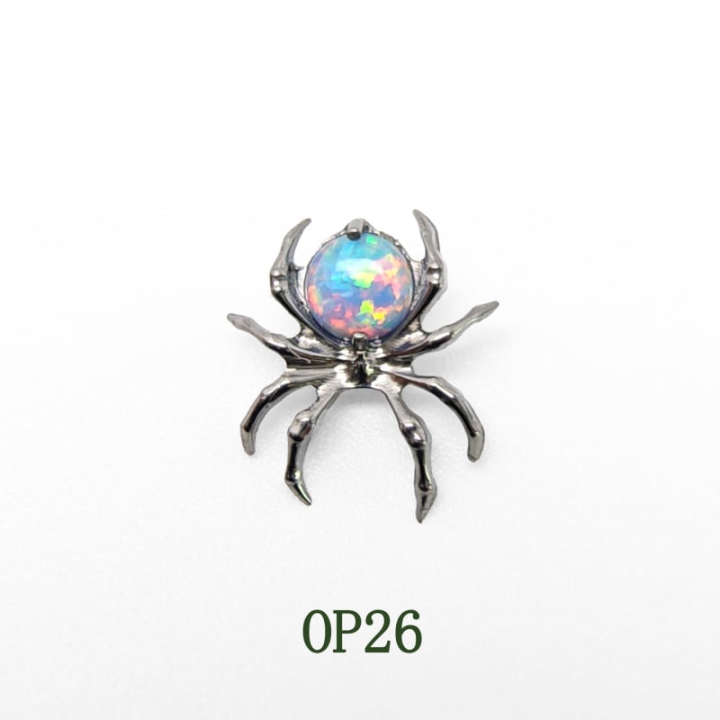 Titano lydinio pirsingo juvelerija su cirkonijų įdėklu, unisex dizainas, Princesės serija