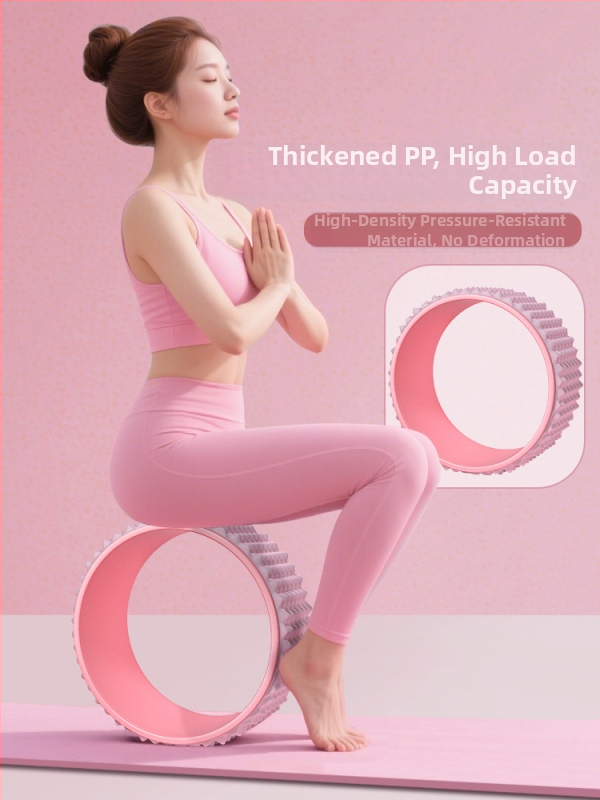 Roata de yoga pentru începători – deschidere umeri, îndoire spate, rolă pentru picioare și talie, cerc Pilates; Material: TPE, Brand: Other
