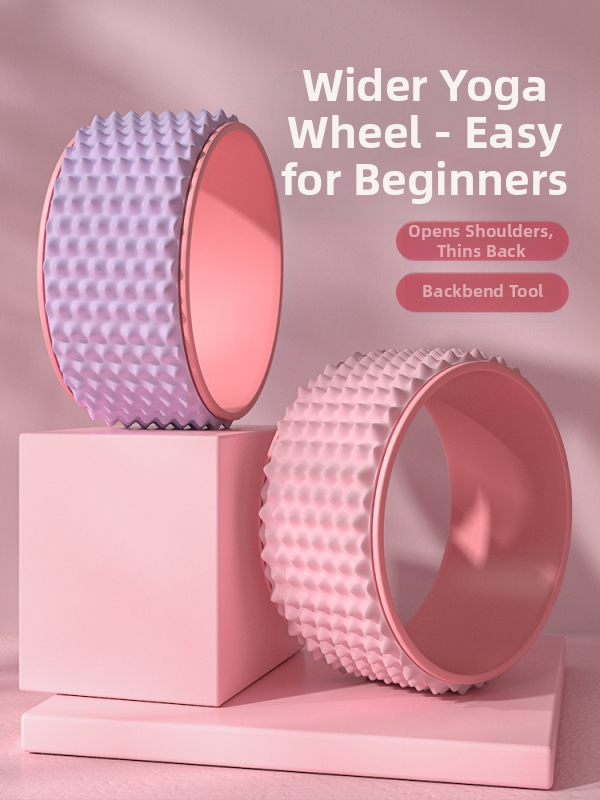 Roata de yoga pentru începători – deschidere umeri, îndoire spate, rolă pentru picioare și talie, cerc Pilates; Material: TPE, Brand: Other