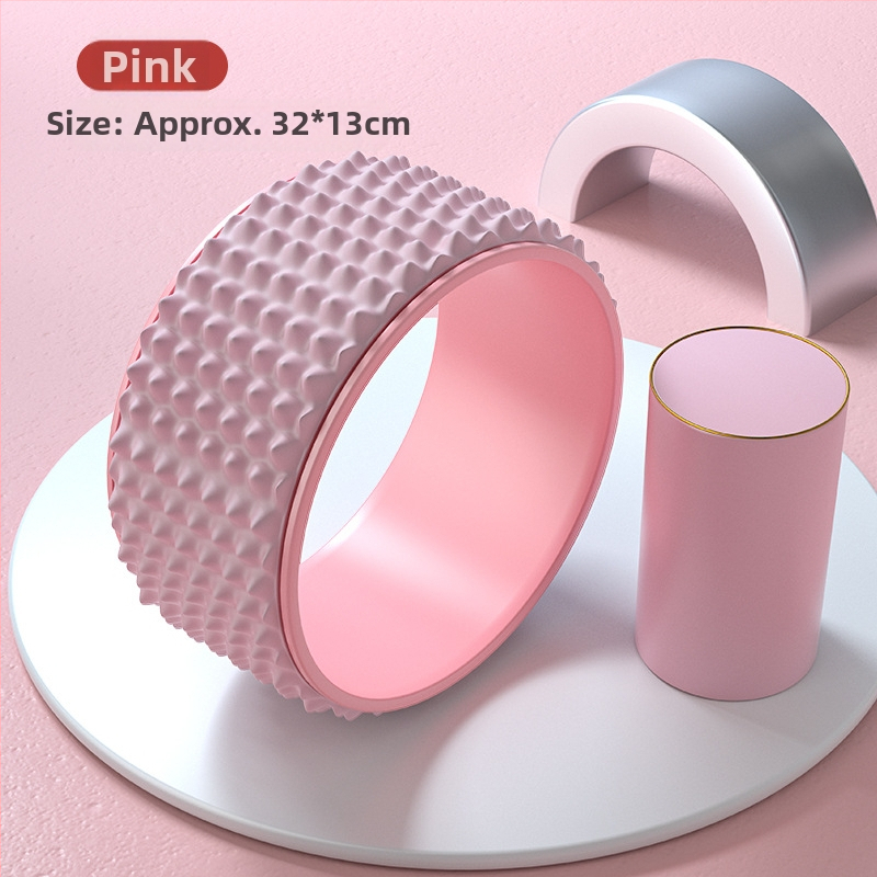 Roata de yoga pentru începători – deschidere umeri, îndoire spate, rolă pentru picioare și talie, cerc Pilates; Material: TPE, Brand: Other