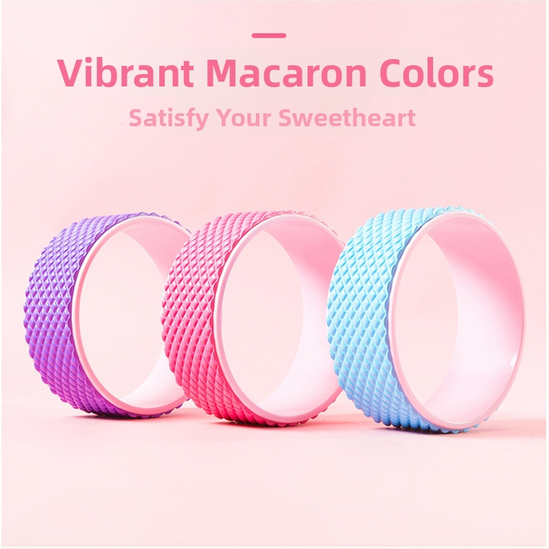 Roata de yoga pentru începători – deschidere umeri, îndoire spate, rolă pentru picioare și talie, cerc Pilates; Material: TPE, Brand: Other