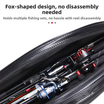 Θήκη για καλάμια με σκληρό περίβλημα — PVC, υπερ-ελαφριά, κατάλληλη για θαλάσσιο ψάρεμα