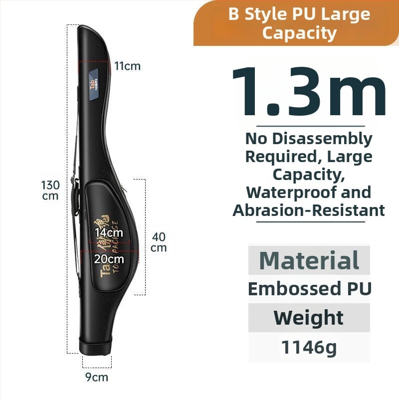 Θήκη για καλάμια με σκληρό περίβλημα — PVC, υπερ-ελαφριά, κατάλληλη για θαλάσσιο ψάρεμα