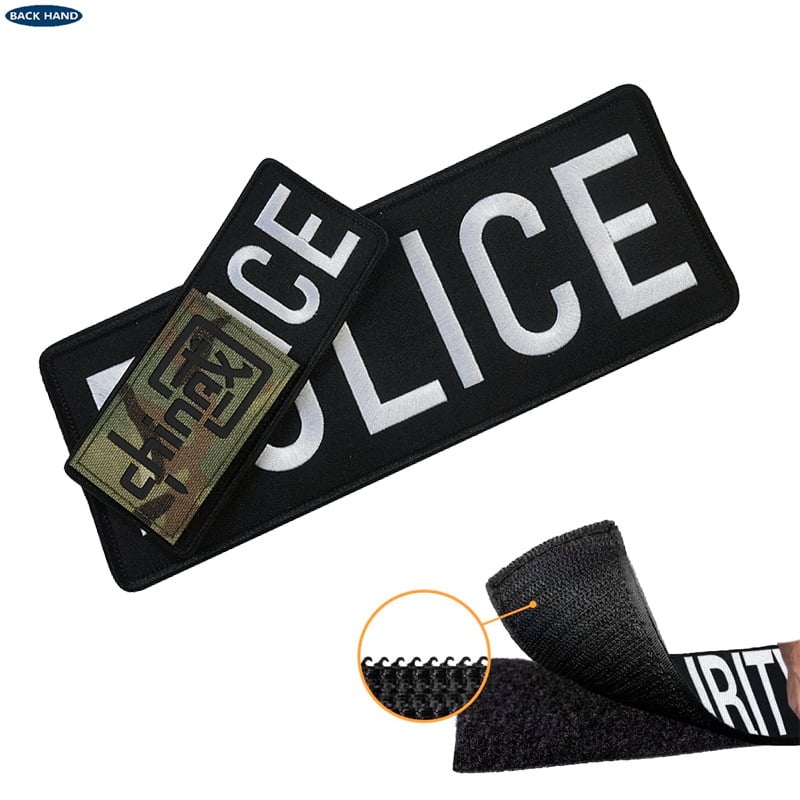 Taktiline Velcro Moraali Plaaster — tikitud tekstiilplaaster polüesterist välivarustusele, BACK HAND, unisex, 2024 aasta kevad, välistingimustes sport