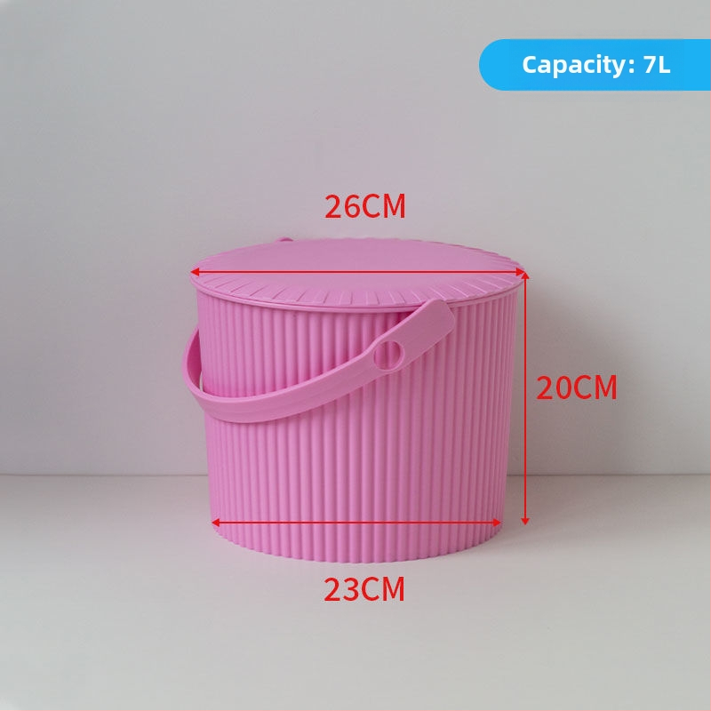 Σκαμπό-κάδο από πλαστικό με παχυσμένο καπάκι, για οικιακή χρήση (Μάρκα: Unique; Κυκλοφόρησε το 2023; Όχι εισαγόμενο)