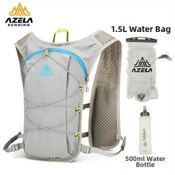 AZELA Sportski ruksak s hidratacijskim sustavom, najlon, zakrivljene naramenice, poliesterska podstava, smanjenje opterećenja — planinarenje, šetnja, biciklizam