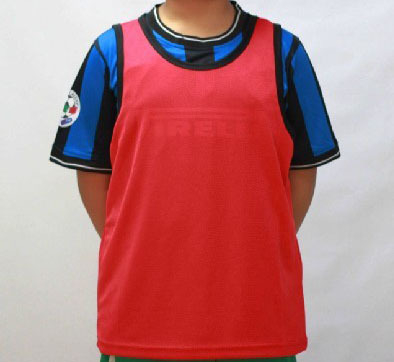 Futbola trenēšanās vestes ar elpojošu sietu audumu, universāla, bērniem un pieaugušajiem, piemērota futbolam