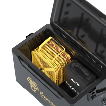 Antel zvejas aizsardzības tīkla soma ar nostiprinātu cinka sakausējumu un biezu pārklātu sietveida audumu