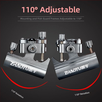 Pribor za stol za ribolov — trodijelni set; aluminijska legura; brzo otpuštanje; turret rack; posuda za mamce