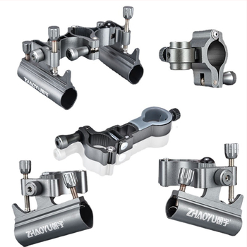 Pribor za stol za ribolov — trodijelni set; aluminijska legura; brzo otpuštanje; turret rack; posuda za mamce