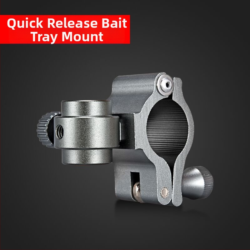 Pribor za stol za ribolov — trodijelni set; aluminijska legura; brzo otpuštanje; turret rack; posuda za mamce