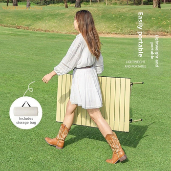 Πτυσσόμενο φορητό υπαίθριο τραπέζι για κάμπινγκ, ψάρεμα και πικ-νικ – ματ χάλυβας άνθρακα