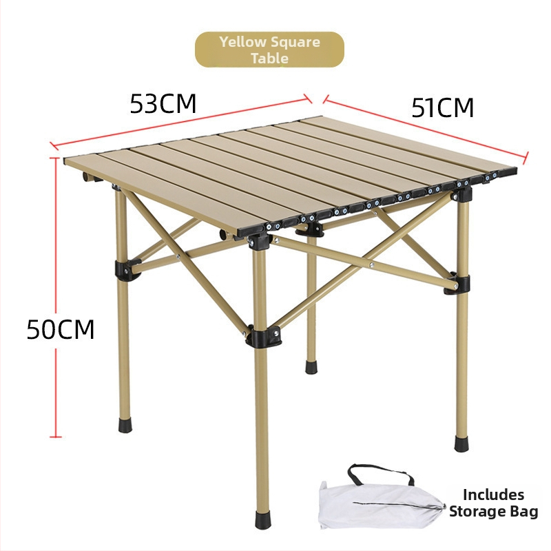 Πτυσσόμενο φορητό υπαίθριο τραπέζι για κάμπινγκ, ψάρεμα και πικ-νικ – ματ χάλυβας άνθρακα