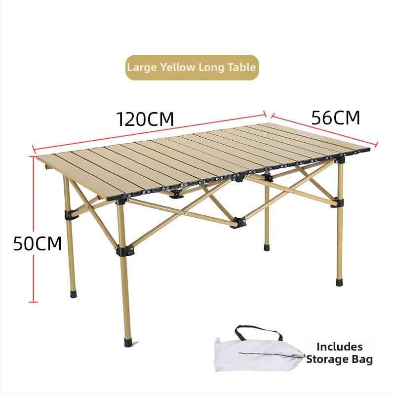Πτυσσόμενο φορητό υπαίθριο τραπέζι για κάμπινγκ, ψάρεμα και πικ-νικ – ματ χάλυβας άνθρακα