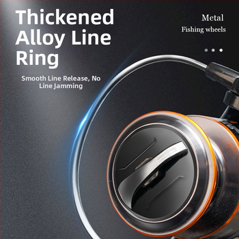 Spinning reel Eagle Dream – Βαθύ Κύπελλο, Κεκλιμένο Στόμιο, Ολομεταλλική Κατασκευή, Θήκη Γραμμής, Για Θαλάσσιο Ψάρεμα