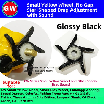 Αξεσουάρ για μηχανισμός ψαρέματος – κλειδί αποφόρτισης με ενσωματωμένο ηχητικό γεννήτρια, υδροσταγονικό τροχό και τροποποιημένος τροχός