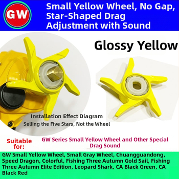 Αξεσουάρ για μηχανισμός ψαρέματος – κλειδί αποφόρτισης με ενσωματωμένο ηχητικό γεννήτρια, υδροσταγονικό τροχό και τροποποιημένος τροχός