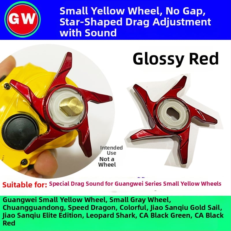 Αξεσουάρ για μηχανισμός ψαρέματος – κλειδί αποφόρτισης με ενσωματωμένο ηχητικό γεννήτρια, υδροσταγονικό τροχό και τροποποιημένος τροχός