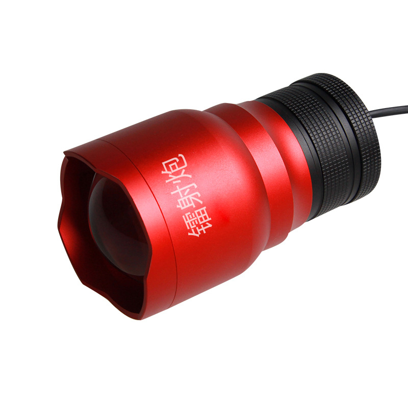 Išorinis žvejybos LED žibintas, aliuminio lydinio korpusas, 200–500 m nuotolis, kinetinės energijos tiekimas, Fisherman's Treasure