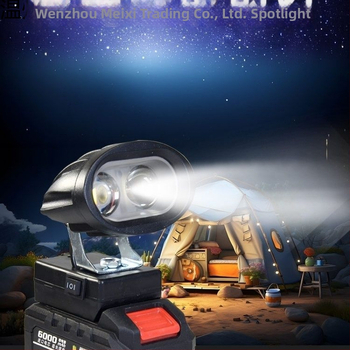 Frontala pentru pescuit noaptea — alimentare cu baterie Li, fascicul puternic, design cu bandă pentru cap, Xiaoduo