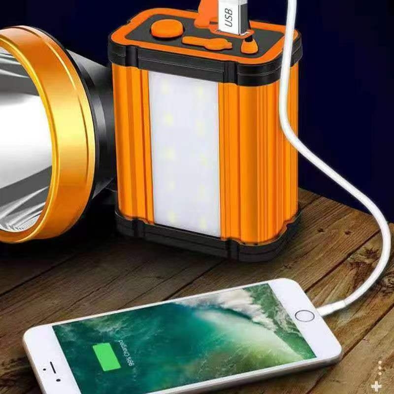 Lampa frontală pentru pescuit de noapte, LED reîncărcabil P90, 12V curent constant, 50W, 1200mAh, rază peste 500 m, impermeabilă