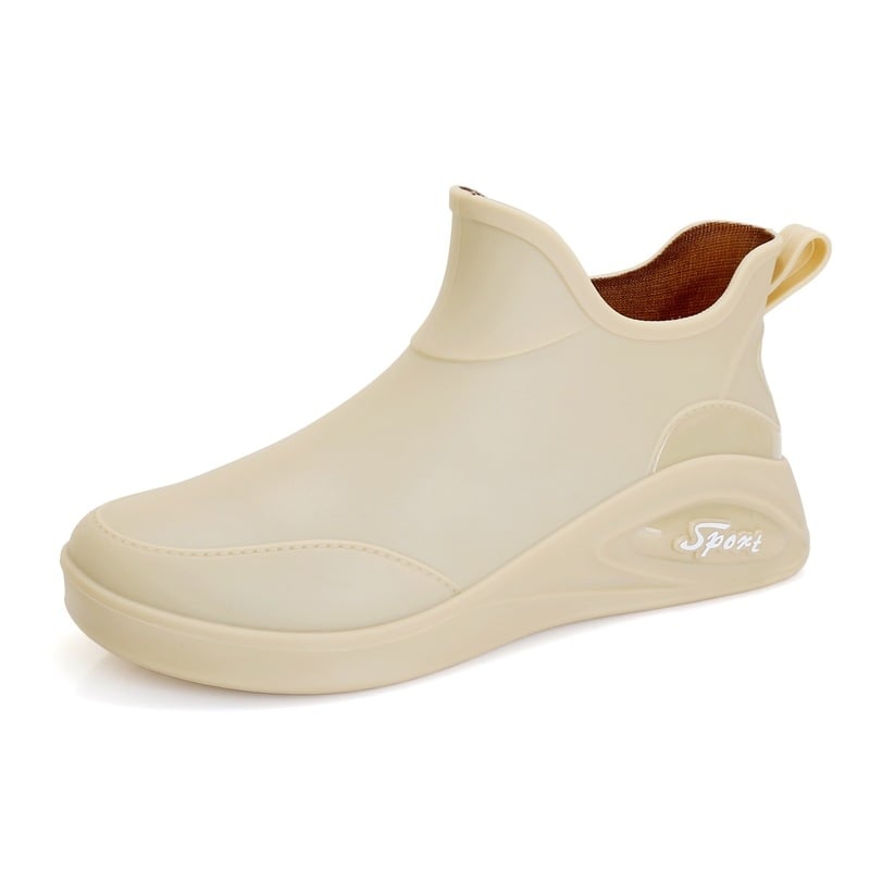 Férfi esőcsizmák munka – vízállóak, csúszásmentes, kopásálló, alacsony szár, hálós bélés