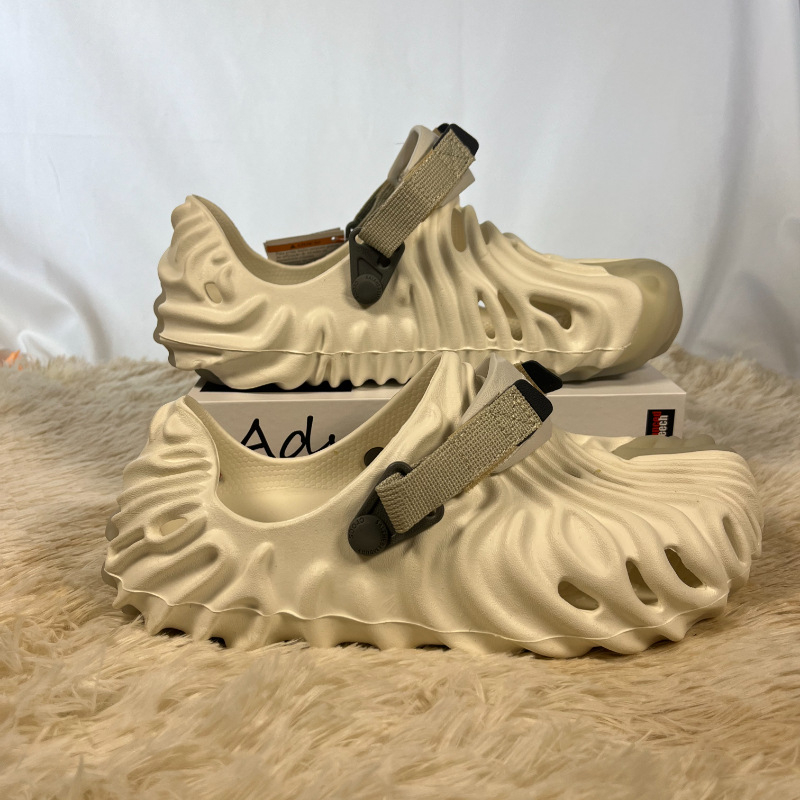 Vīriešu EVA sandales ar sprādzes aizdari – EVA augšdaļa, EVA zole, elpojošas, ūdensnecaurlaidīgas, pretslīdēšana, sporta stils (pavasaris 2025)