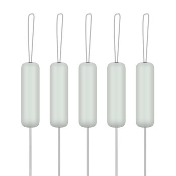 Kucheng silikonski skup mjehurića za lanac — Bulk Space Beads, visoka prozirnost, kristalno čiste perle, privatna oznaka dostupna