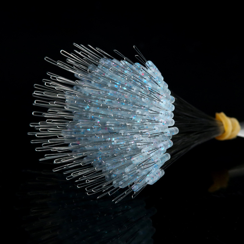 Kucheng silikonski skup mjehurića za lanac — Bulk Space Beads, visoka prozirnost, kristalno čiste perle, privatna oznaka dostupna