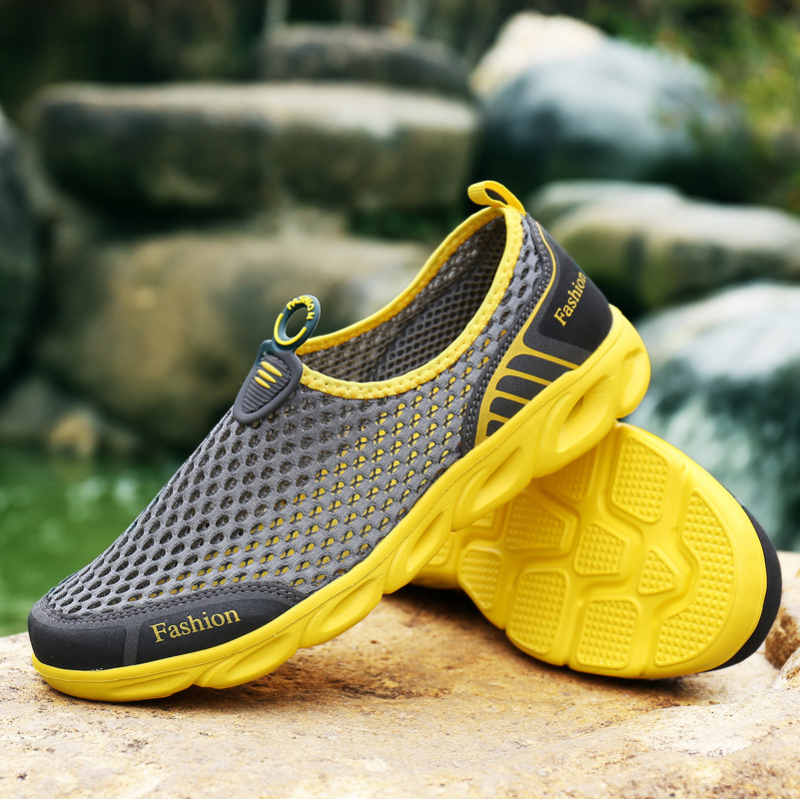 Cipele za planinarenje uz rijeku - niski profil, slip-on, prozračni mrežasti gornji dio, lagana EVA potplat
