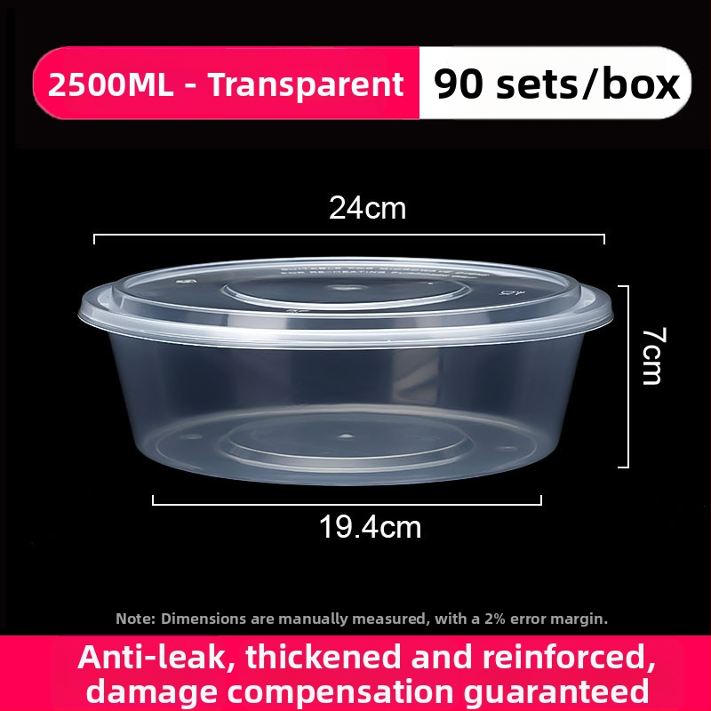 Ühekordselt läbipaistev takeout karp – PP materjal, mikrolaineohutu, sobib mereannid ja marineeritud kala jaoks