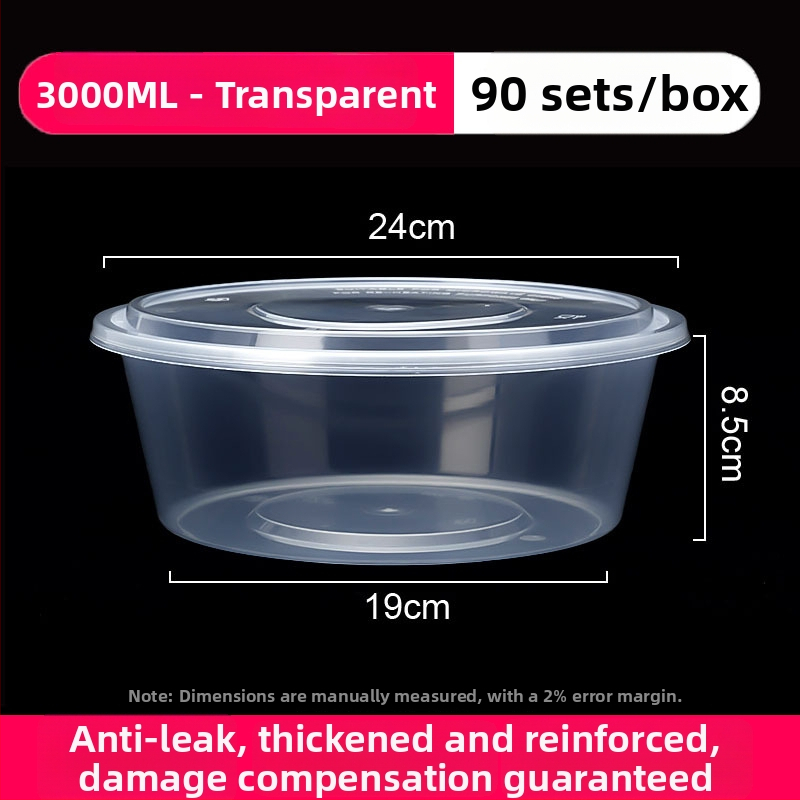 Ühekordselt läbipaistev takeout karp – PP materjal, mikrolaineohutu, sobib mereannid ja marineeritud kala jaoks