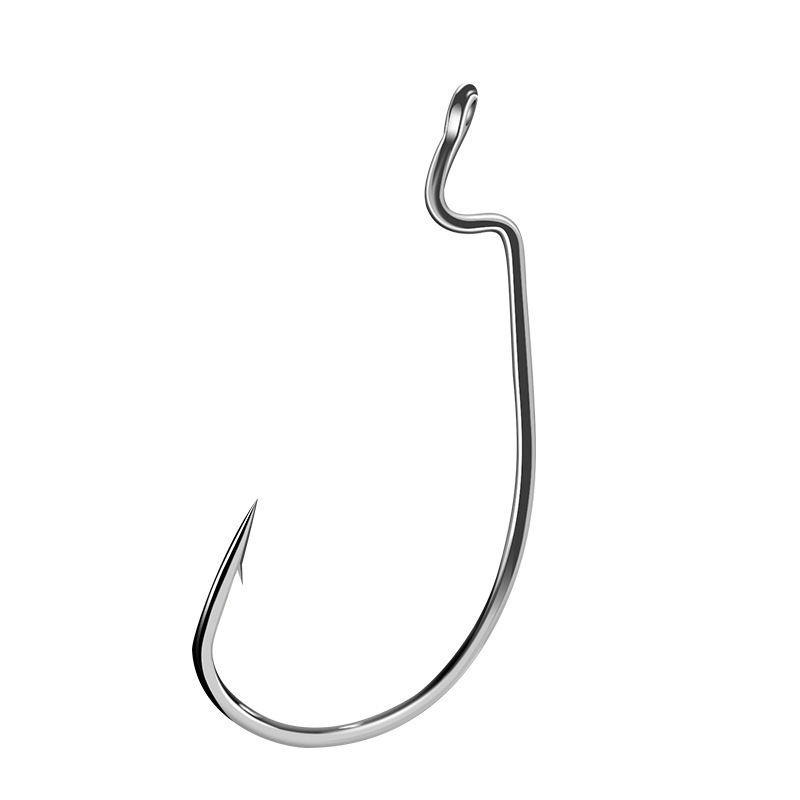 Crank āķis ar plašu vēderu bassam — 1 gab., makšķerēšanai straumēs, upēs, ezeros, jūras krastā, laivā un klintīs