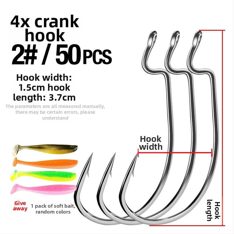 Crank āķis ar plašu vēderu bassam — 1 gab., makšķerēšanai straumēs, upēs, ezeros, jūras krastā, laivā un klintīs