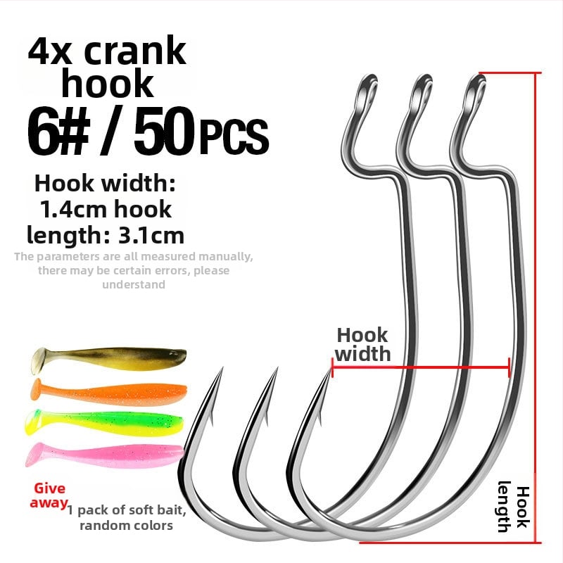 Crank āķis ar plašu vēderu bassam — 1 gab., makšķerēšanai straumēs, upēs, ezeros, jūras krastā, laivā un klintīs