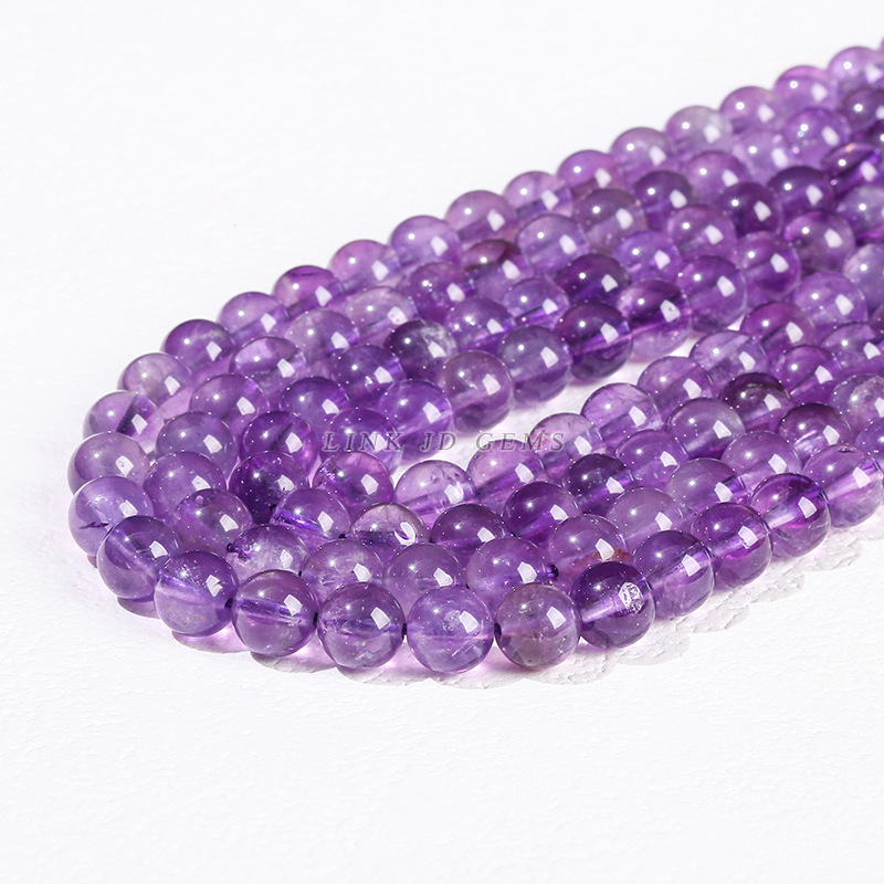 Jingde Jewelry prirodni ametistni labavi perli – ručno izrađeni dijelovi za DIY nakit, obradivanje: rezanje, brušenje, poliranje, porijeklo Yiwu