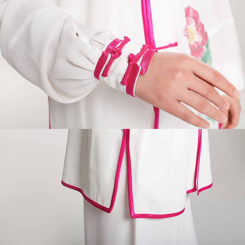 Tai Chi Unisex Starlight Hemp Nyomtatott Egyszínű Ruházat; Anyag: Starlight Hemp; Szövet Összetétel: 100% Poliészter; Minta: Egyszínű; Felnőtteknek