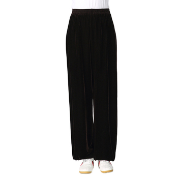 Tai Chi hlače od corduroy tkanine s podstavom od velura, unisex za odrasle, za Tai Chi, jogu, fitness i borilačke vještine