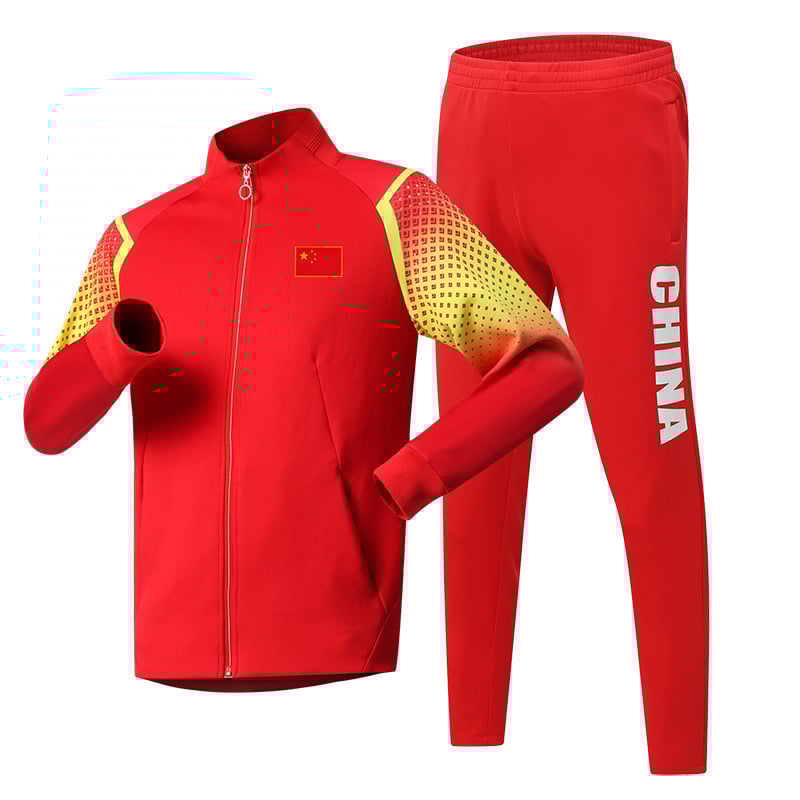 Komandas cīņas mākslas uniformu komplekts - universāls pieaugušajiem, poliester 95%, pavasaris un rudens, stāvošs apkakle