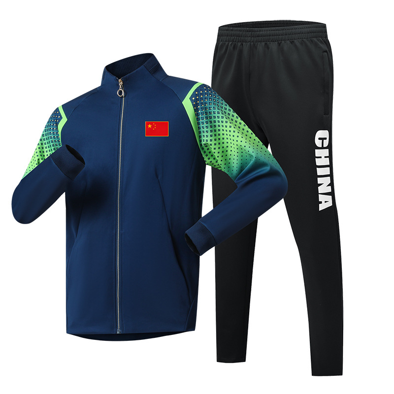 Komandas cīņas mākslas uniformu komplekts - universāls pieaugušajiem, poliester 95%, pavasaris un rudens, stāvošs apkakle