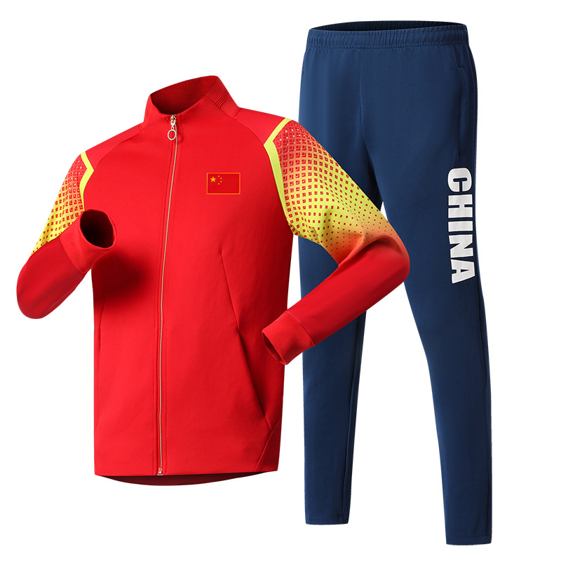 Komandas cīņas mākslas uniformu komplekts - universāls pieaugušajiem, poliester 95%, pavasaris un rudens, stāvošs apkakle