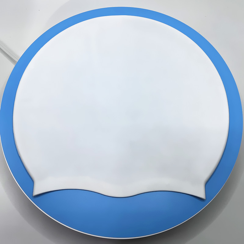 Silikonska kapa za plivanje za žene s dugom kosom, vodootporna, potpuno pokrivanje, pogodna za dugačke pletenice