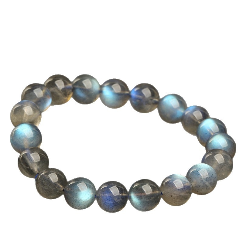 Narukvica od kristalnih perla, etnički stil, plemeniti uzorak, književno-retro stil, polirani završetak