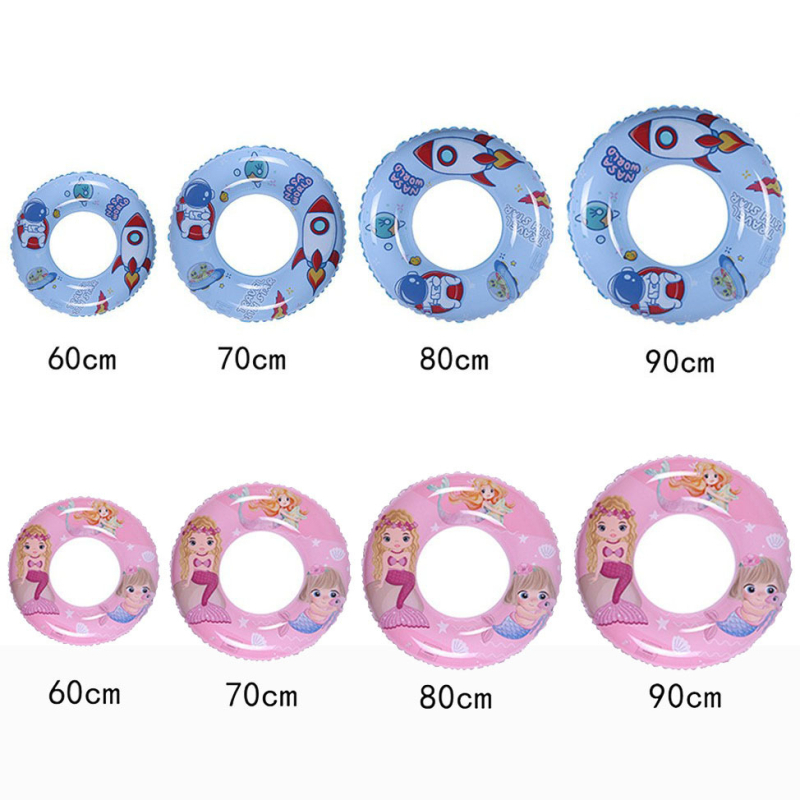 KND Dječji plivački prsten – prozirni PVC, debljina 0,18 mm, za djecu