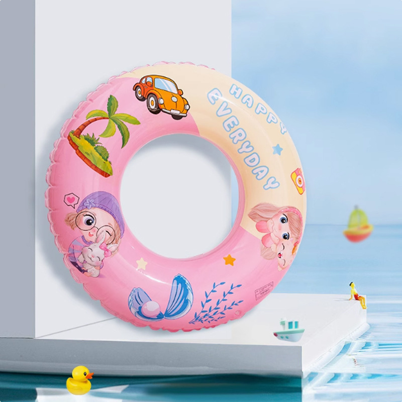 KND Dječji plivački prsten – prozirni PVC, debljina 0,18 mm, za djecu